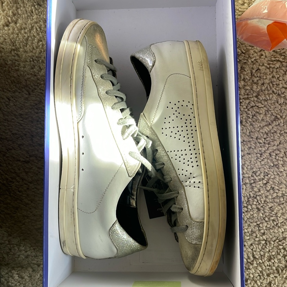 P448 Sneakers John White/Delhi Silver